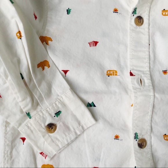 Old Navy pattern print dress shirt - Picture 5 of 7